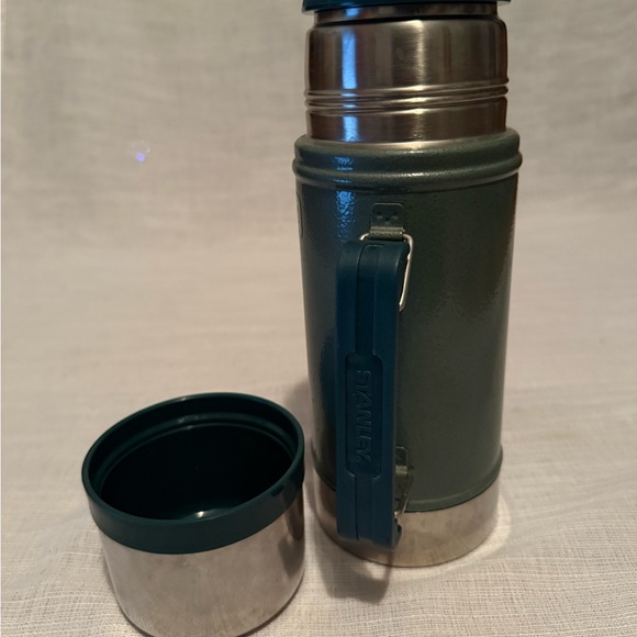 Stanley Classic Green Thermos with Metal Accents - Picture 3 of 4